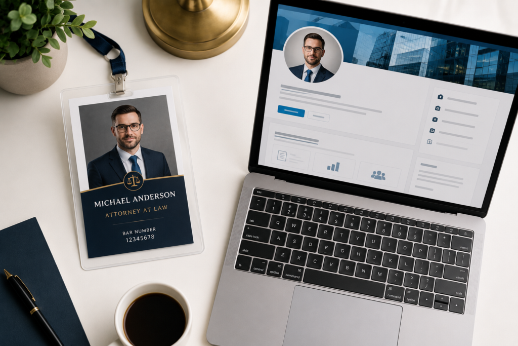 Professional author bio with credentials and external links for AI citation trust